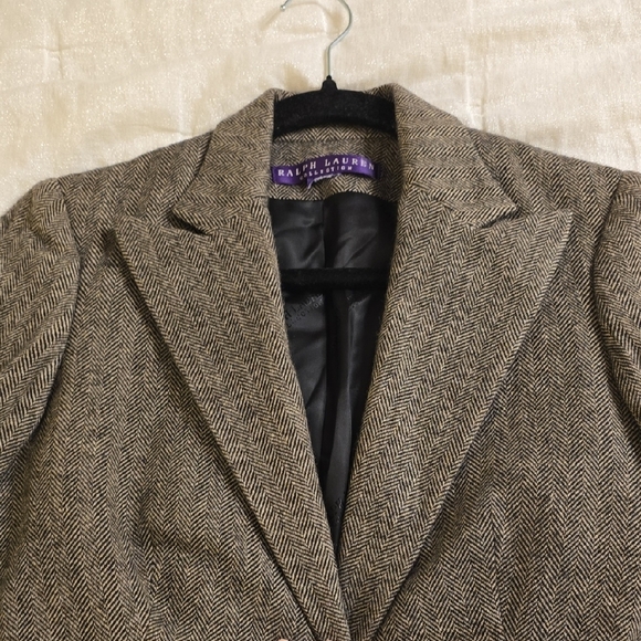 Ralph Lauren Collection Purple Label Cashmere Classic Tweed Blazer - Picture 6 of 16